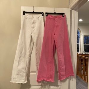 2 pairs of Zara straight leg jeans!